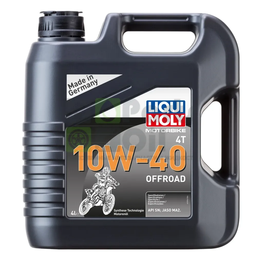 Моторное масло 4-х тактное Liqui Moly Motorbike 4T Offroad 10W-40 синтетическое 4 л